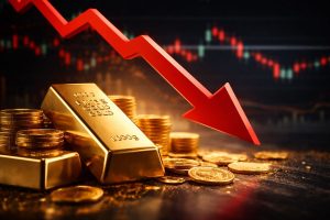 Emas Jatuh Hampir 2%, Dolar dan Risiko Inflasi Menekan